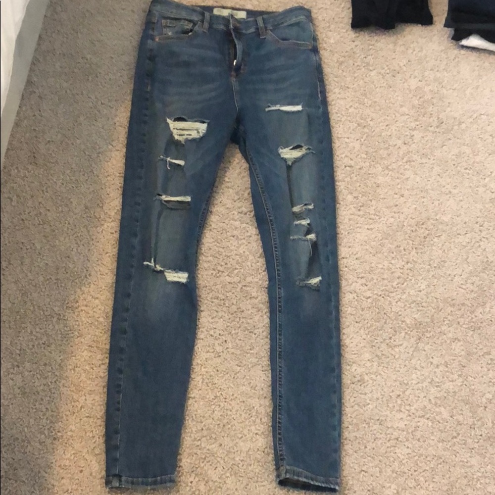 TOPSHOP Moto Skinny Jeans